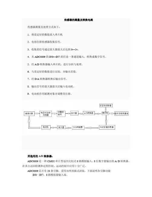 (完整版)传感器的测量及转换电路