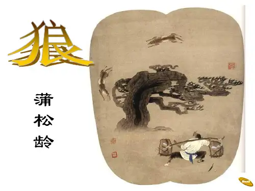 《狼》ppt课件
