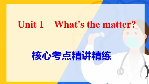 Unit 1 语言知识点讲练【精讲课件】-2022-2023学年八年级英语下册同步精品课堂(人教版)