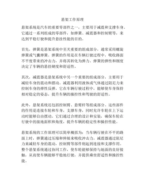 悬架工作原理