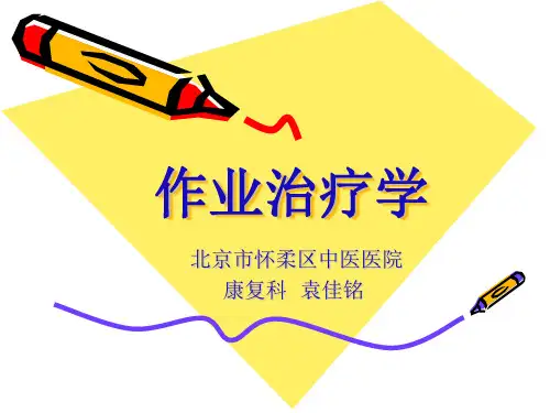 作业治疗学第一章