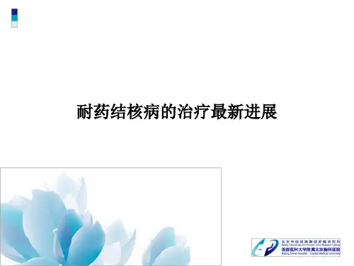 耐药结核病的治疗最新进展