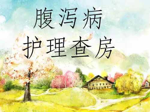 腹泻病查房