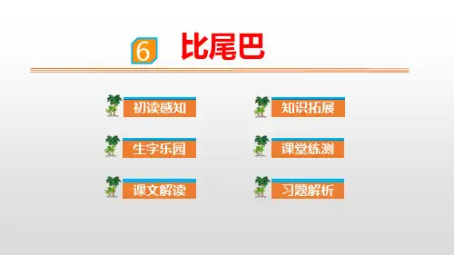 部编版一年级语文上册《比尾巴》PPT教学课件 (16)