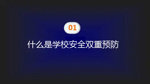 学校安全双重防控体系PPT课件