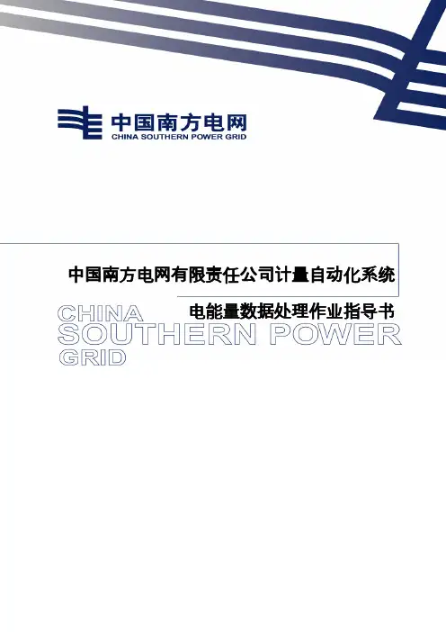 11计量自动化系统电能量数据处理作业指导书