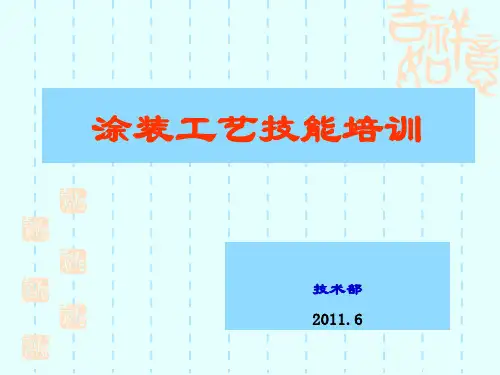 涂装工艺技能培训1