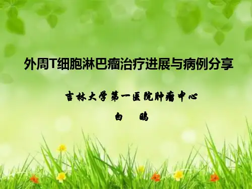 课程资料：T细胞淋巴瘤治疗进展与病例分享