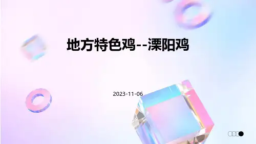 地方特色鸡--溧阳鸡