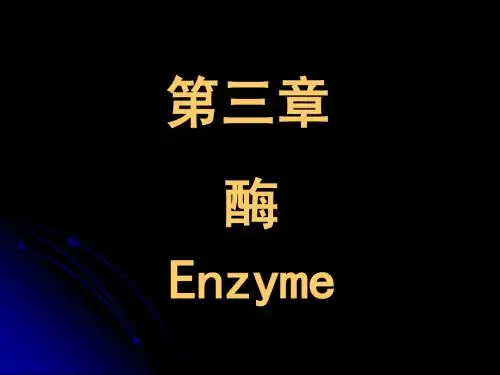 第三章 酶