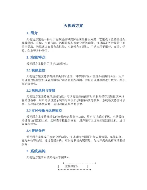 天视通方案