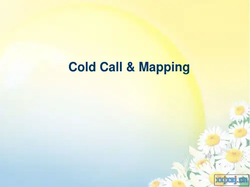 猎头专业培训--Cold Call与Mapping