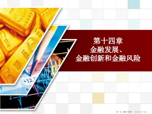 第14章 金融发展、金融创新和金融风险_曹龙琪_金融学