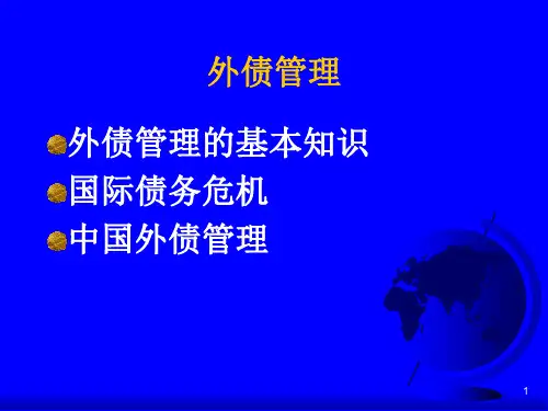 外债管理