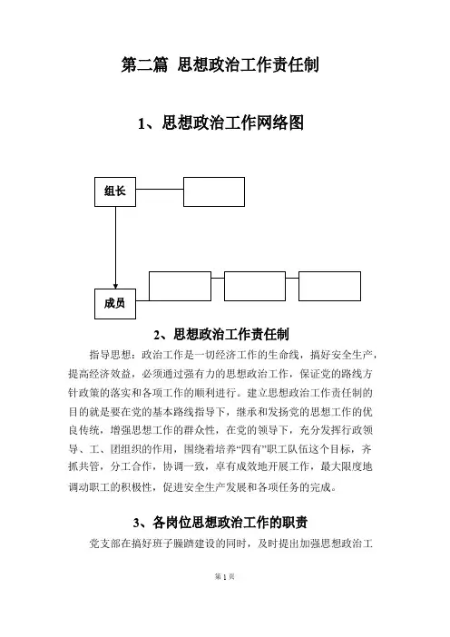 思想政治工作责任制