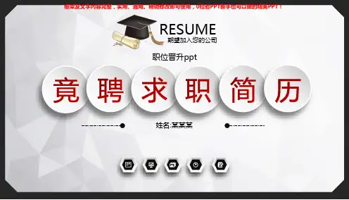 完美版PPT-职位晋升ppt