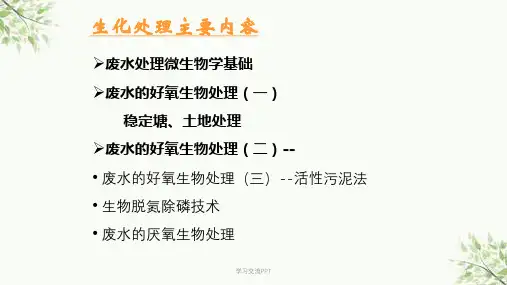 污水处理厌氧生物处理方法课件