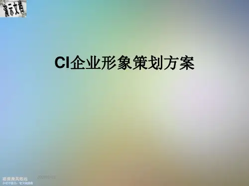 CI企业形象策划方案