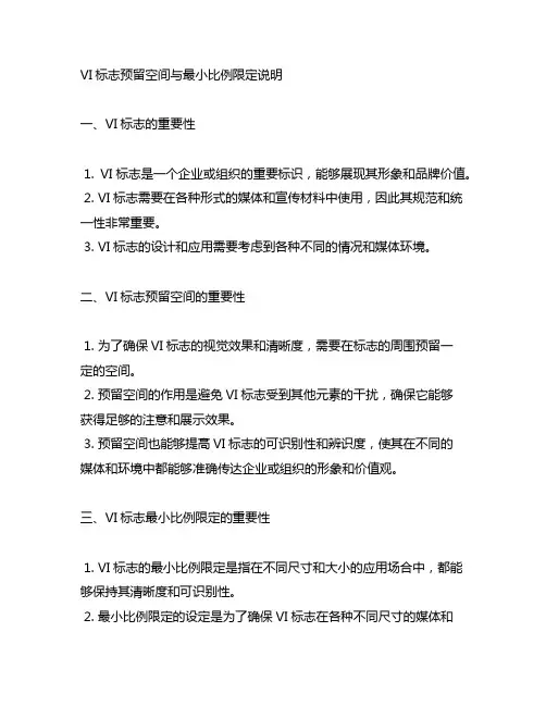 vi标志预留空间与最小比例限定说明