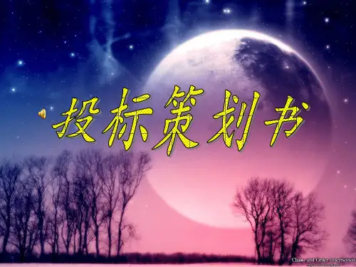 大楼室内装修投标书