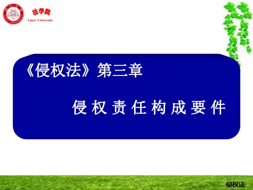 第三章_侵权责任构成要件