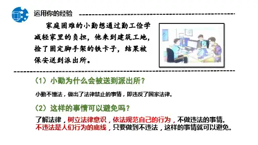 5.1 法不可违 课件(共27张PPT)-统编版道德与法治八年级上册