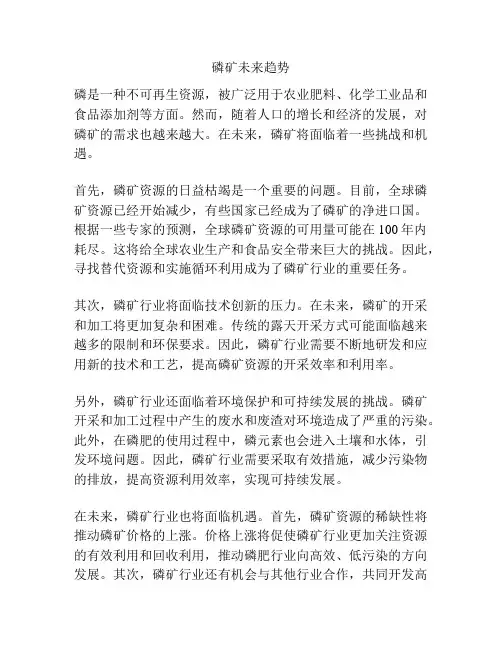磷矿未来趋势