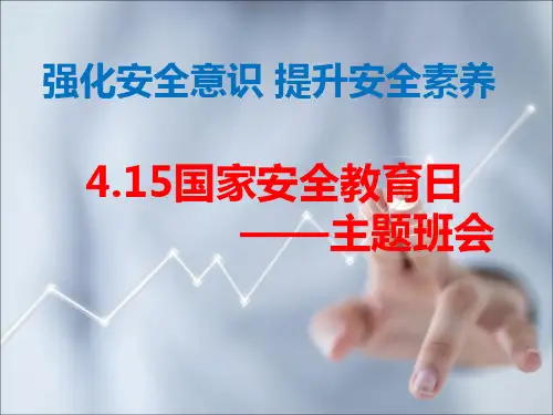 国家安全教育日主题班会