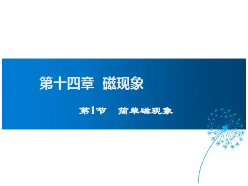 度北师版九年级物理下册课件第十四章第1节简单磁现象