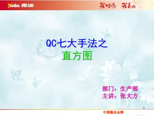 直方图的制作步骤图表ppt课件