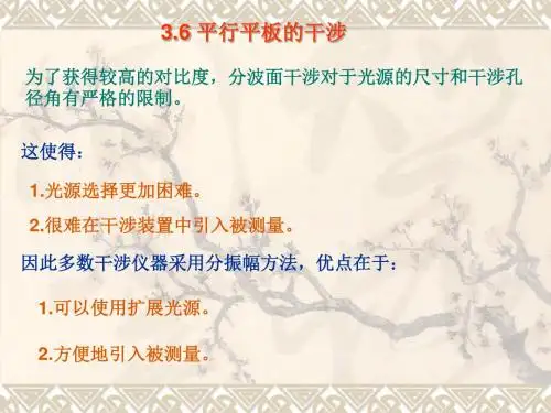 分振幅干涉