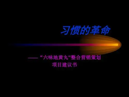 “六味地黄丸”整合营销策划