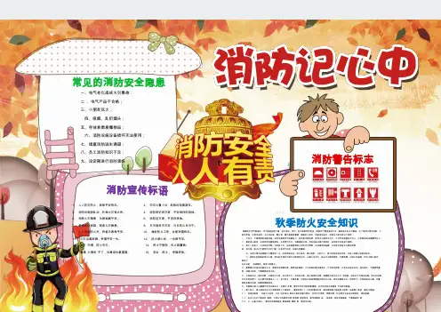 【手抄报Word小报】消防安全-11