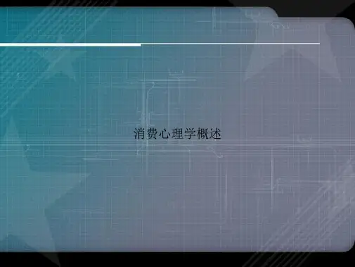 消费心理学概述讲课文档