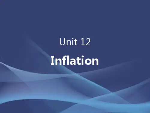 中职教育-国际经济英语课件：Unit  12 Inflation.ppt