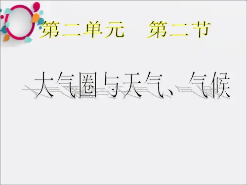 大气的组成和垂直分层(2)