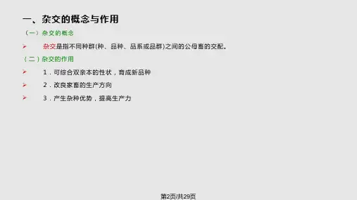杂交育种学习