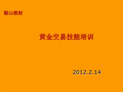 黄金交易技能培训