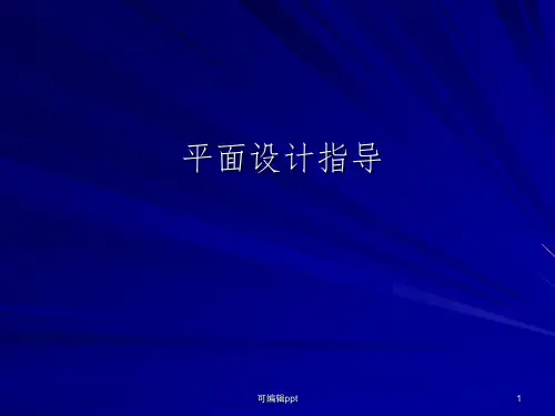 平面设计指导ppt课件