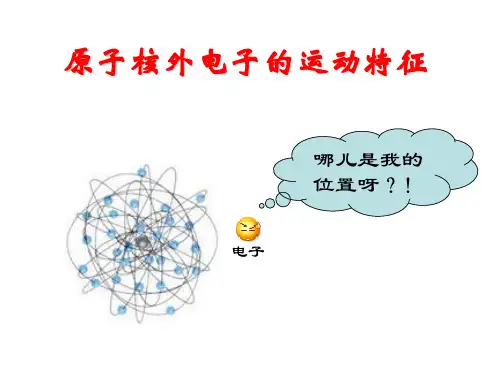 原子核外电子的运动特征(用)知识讲解