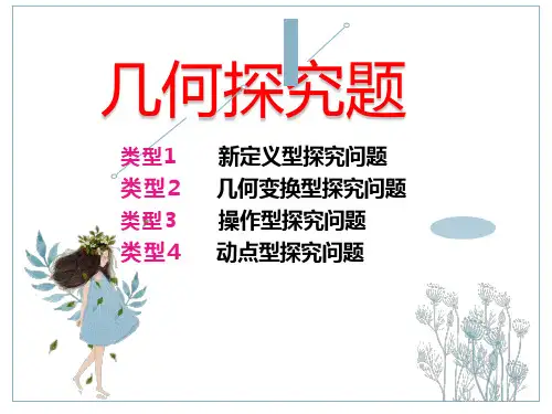 几何探究题