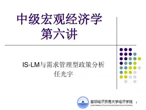 第六讲 IS-LM与需求管理型政策分析