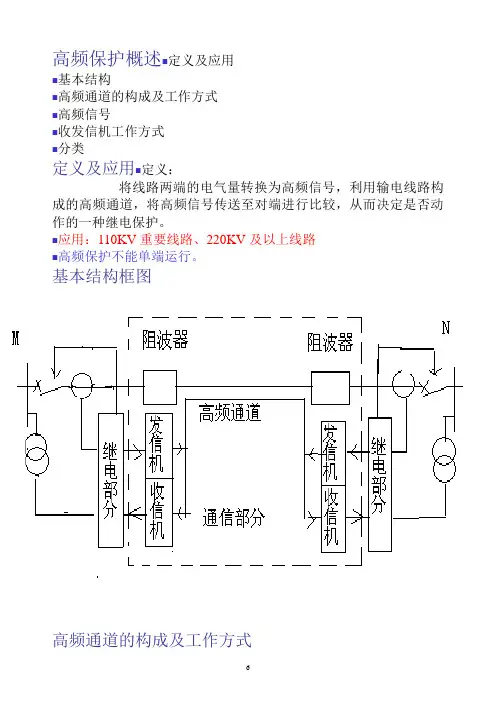 高频保护定义及应用
