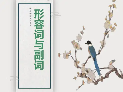 初中英语形容词和副词