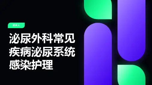 泌尿外科常见疾病泌尿系统感染护理