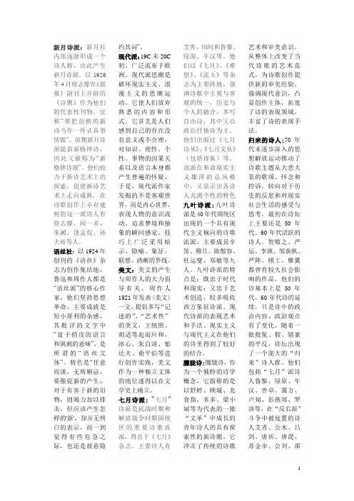 现代名词解释