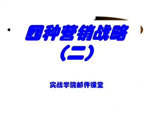 营销战略之防御战PPT课件( 35页)