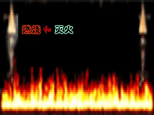 人教版(五四学制)化学八年级全册 第七单元  课题1   燃烧和灭火  课件  