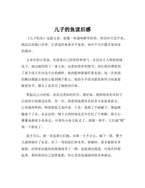 儿子的鱼读后感