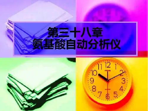 氨基酸自动分析仪ppt课件